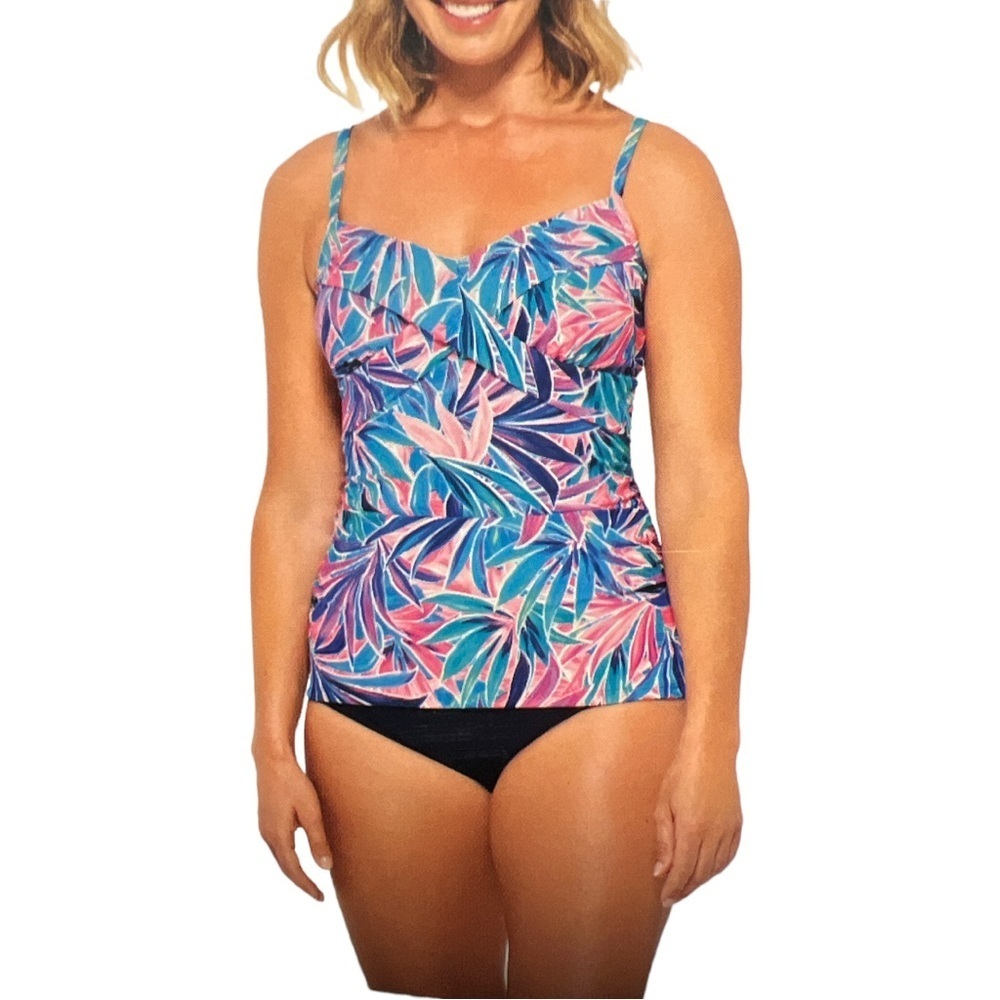 NEW Christina Tankini Tank Bikini | Blue Floral